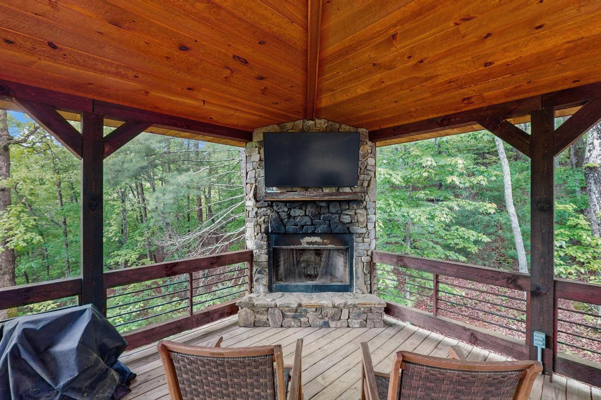 Whispering Woods Villa Blue Ridge Kültér fotó