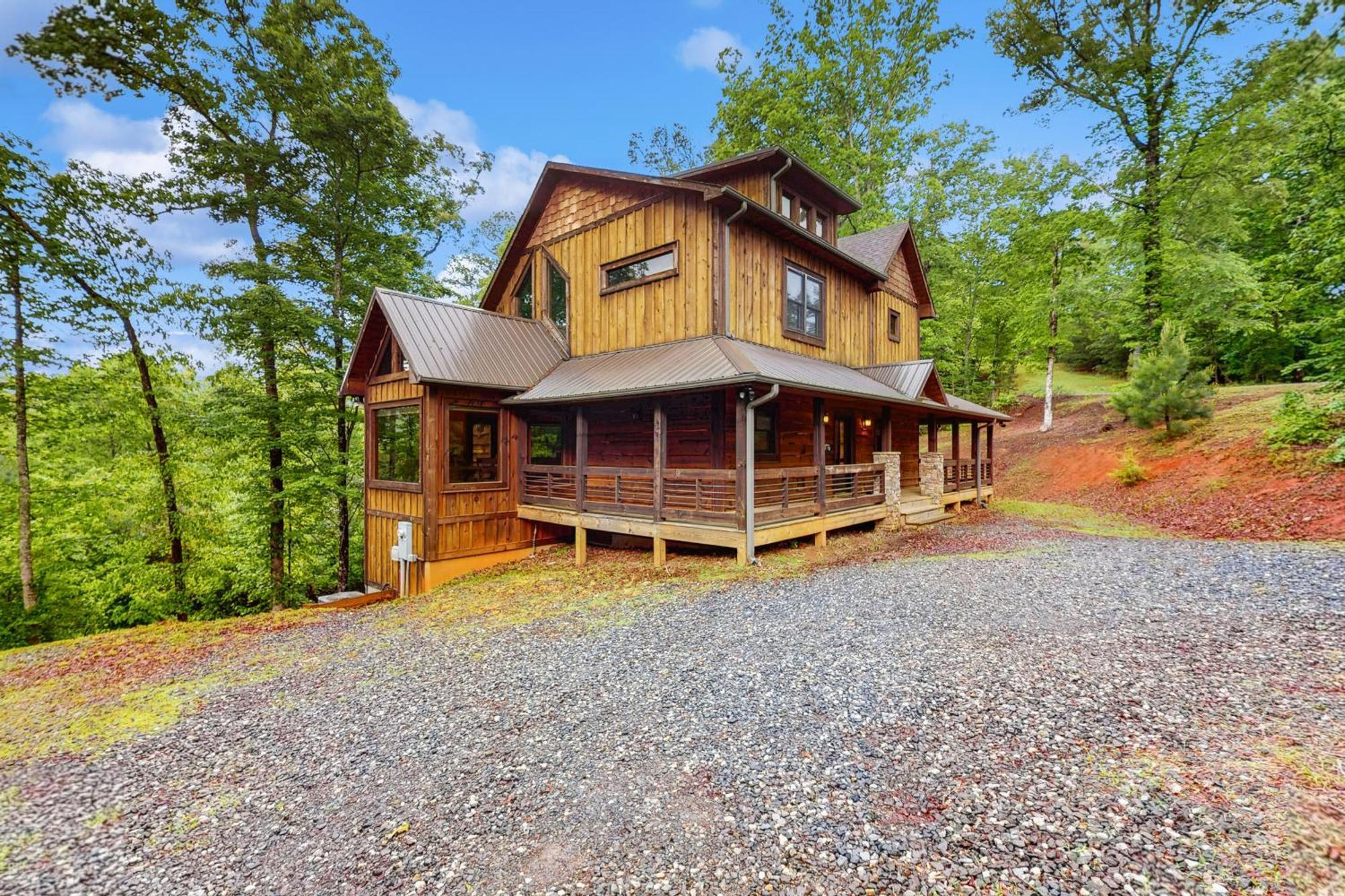 Whispering Woods Villa Blue Ridge Kültér fotó